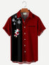 Men's Christmas Funny Graphic Short Sleeve Hawaiian Shirt